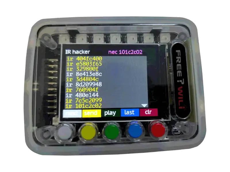 The IR Hacker App allows you to sniff and send IR data