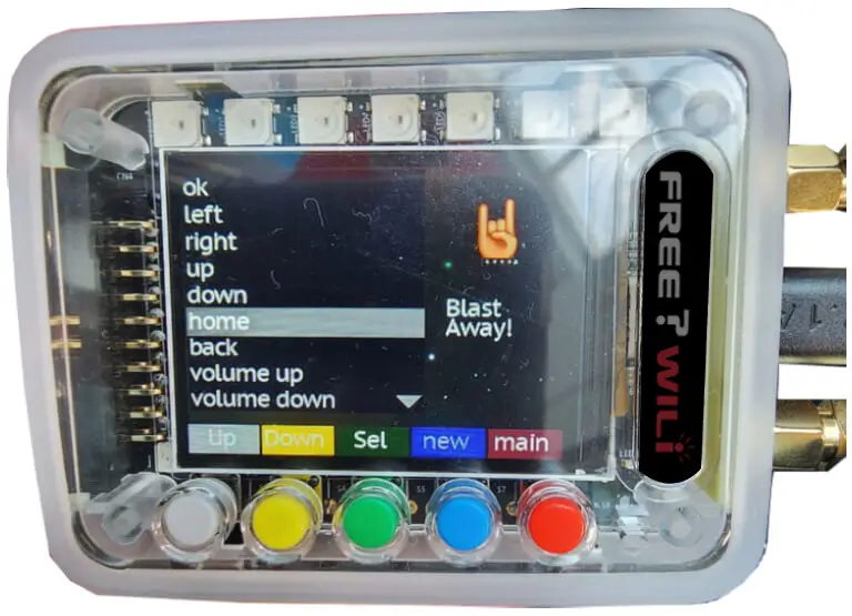 You can create a custom remote for IR devices.